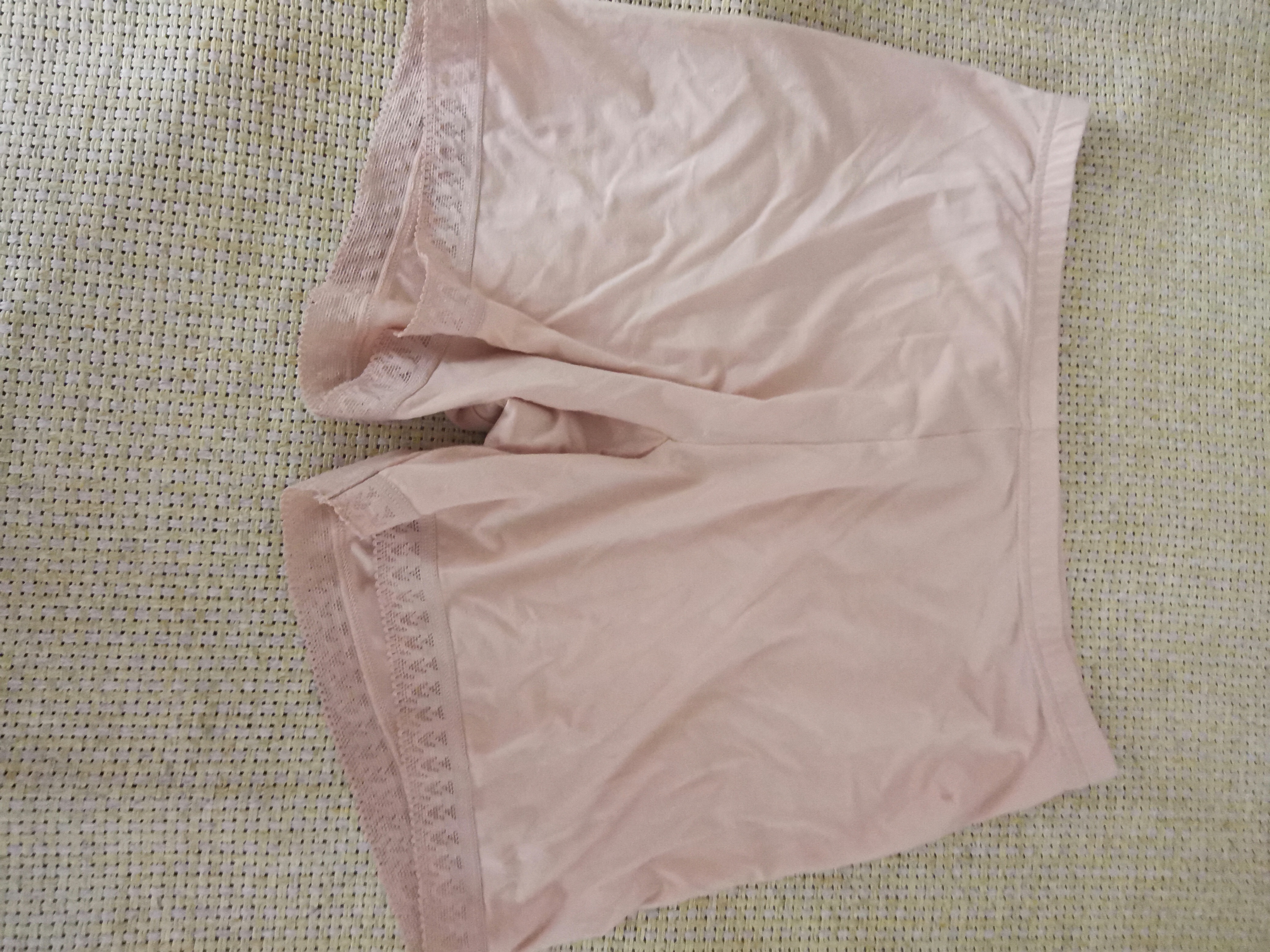 曼妮芬【2条装】曼妮芬舒适安全裤打底莫代尔蕾丝提臀女粉底液平角内裤 992肤+白【无痕-长款】 L (165) 实拍图