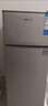 华宝小冰箱迷你小型家用冷藏冷冻两用一级能效出租房宿舍用办公室节能省电双门电冰箱 【一级能效】96L银色【全国联保】 实拍图