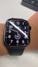 Apple/苹果 Watch S11 智能手表GPS款46毫米亮黑色铝金属表壳黑色运动型表带M/L MEVH4CH/B 实拍图
