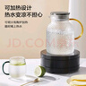 京东京造 凉水壶 耐热耐高温冷水壶玻璃水壶茶水分离凉杯泡茶壶1.2L 实拍图