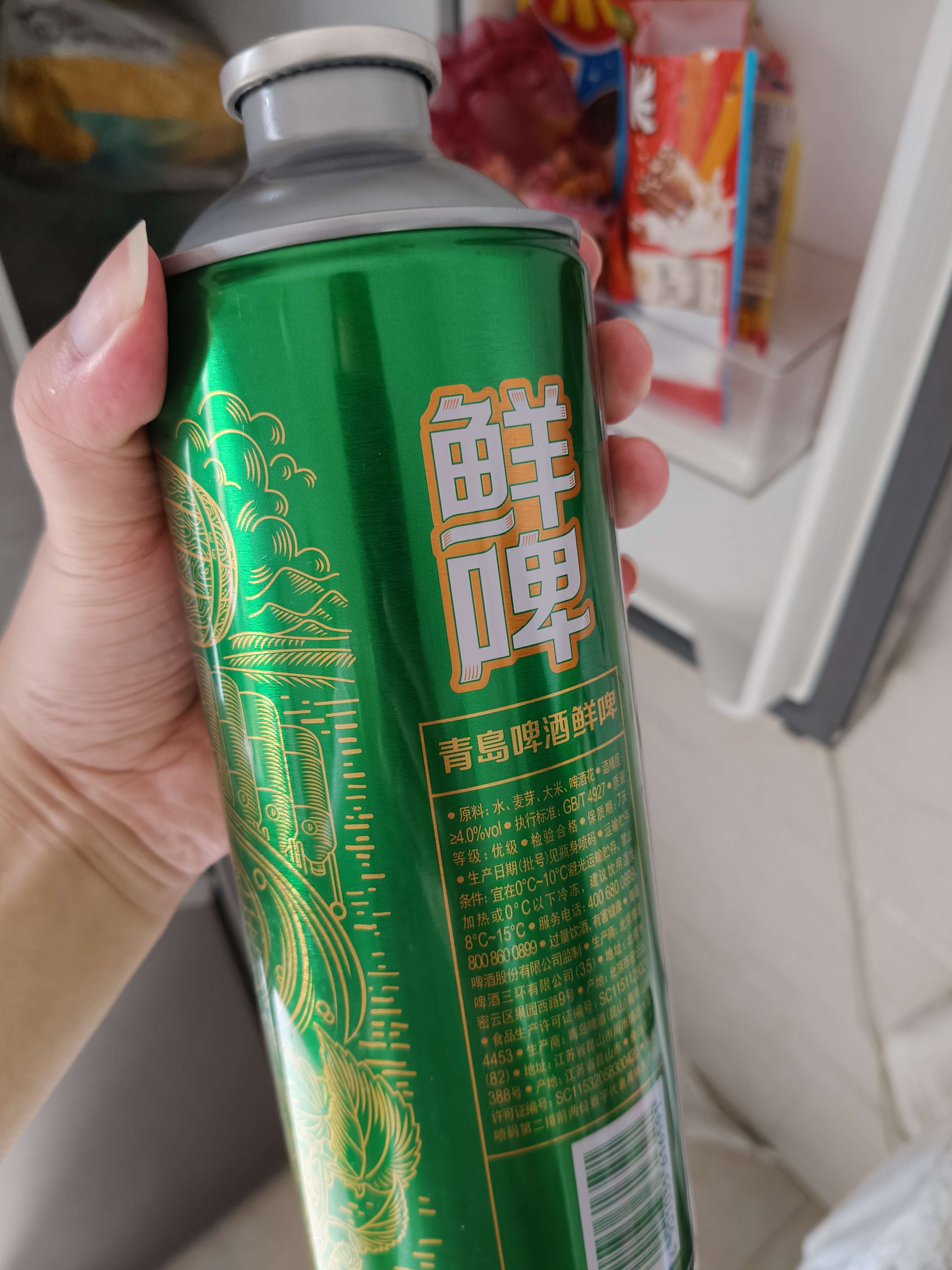 青岛啤酒（TsingTao）原麦汁浓度10°P 7天鲜啤 7天保鲜 新鲜直送 鲜啤扎啤 7天鲜啤1L*2桶 每周4生产后发货，短保商品发货后非质量问题不退不换 实拍图