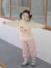 班喜迪女童毛衣冬装2026新款宝宝加绒加厚针织衫儿童毛线内搭上衣秋冬款 米色 110 晒单实拍图