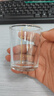 二两白酒杯描金带刻度家用高档酒具2两杯套装钢化玻璃杯啤酒杯子 2两刻度白酒杯(1只装) 实拍图