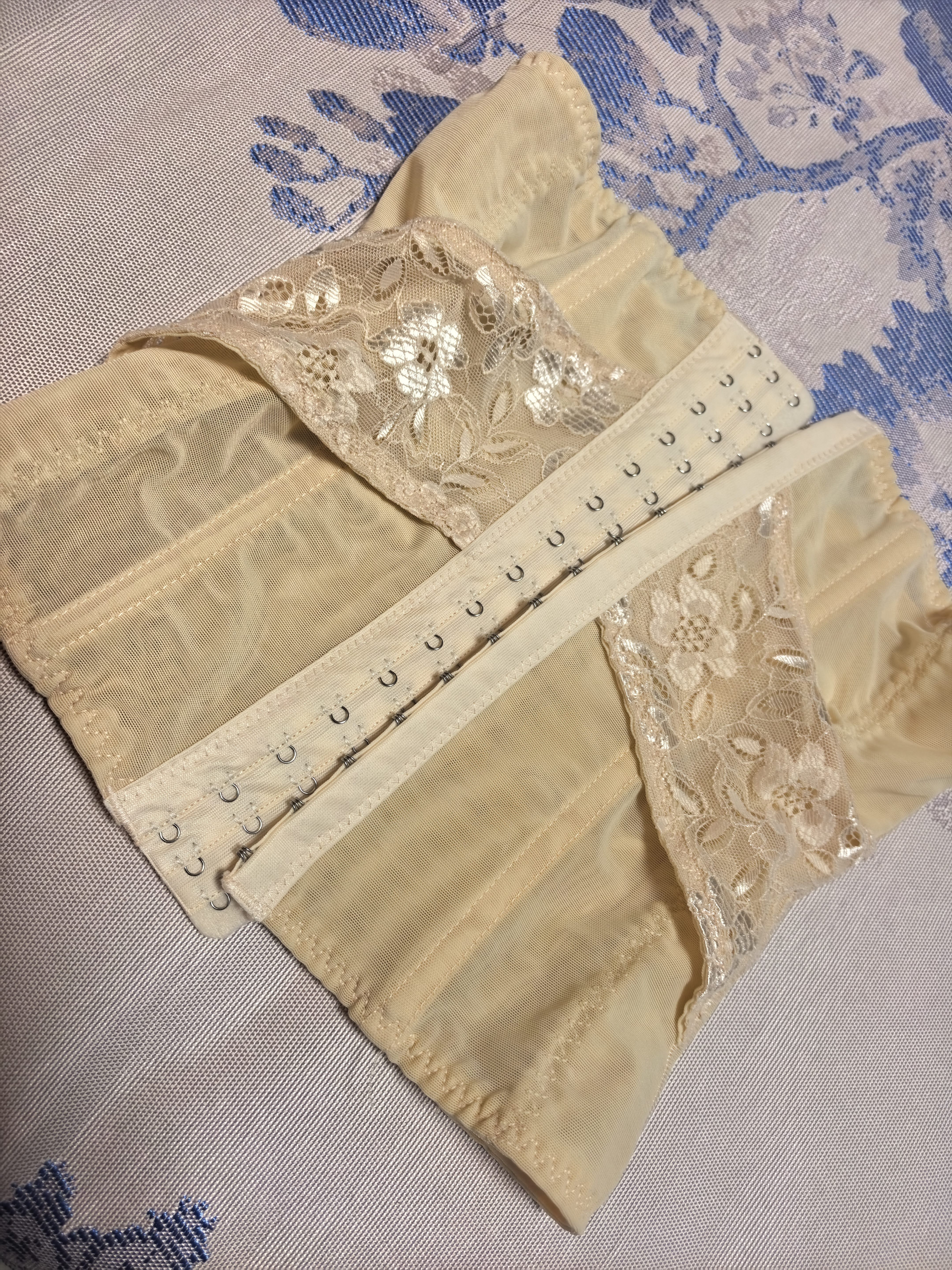 婷美超薄网眼束腰收腹带强力腰封重度塑身美体产后无痕收小肚子夏季 实拍图