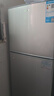 志高（CHIGO）双门冰箱118升两门宿舍租房小户型家用冷藏冷冻小冰箱节能BCD-118A158JD银色 以旧换新 实拍图