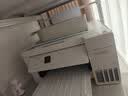 爱普生（EPSON）【6代新品】L4356墨仓式彩色无线AI学习打印机一体机家用/办公  L4266升级版(自动双面 液晶屏 白) 实拍图