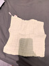 子初 婴儿洗脸巾毛巾口水巾方巾 宝宝泡泡纯棉纱方巾6条装 30*30cm 实拍图