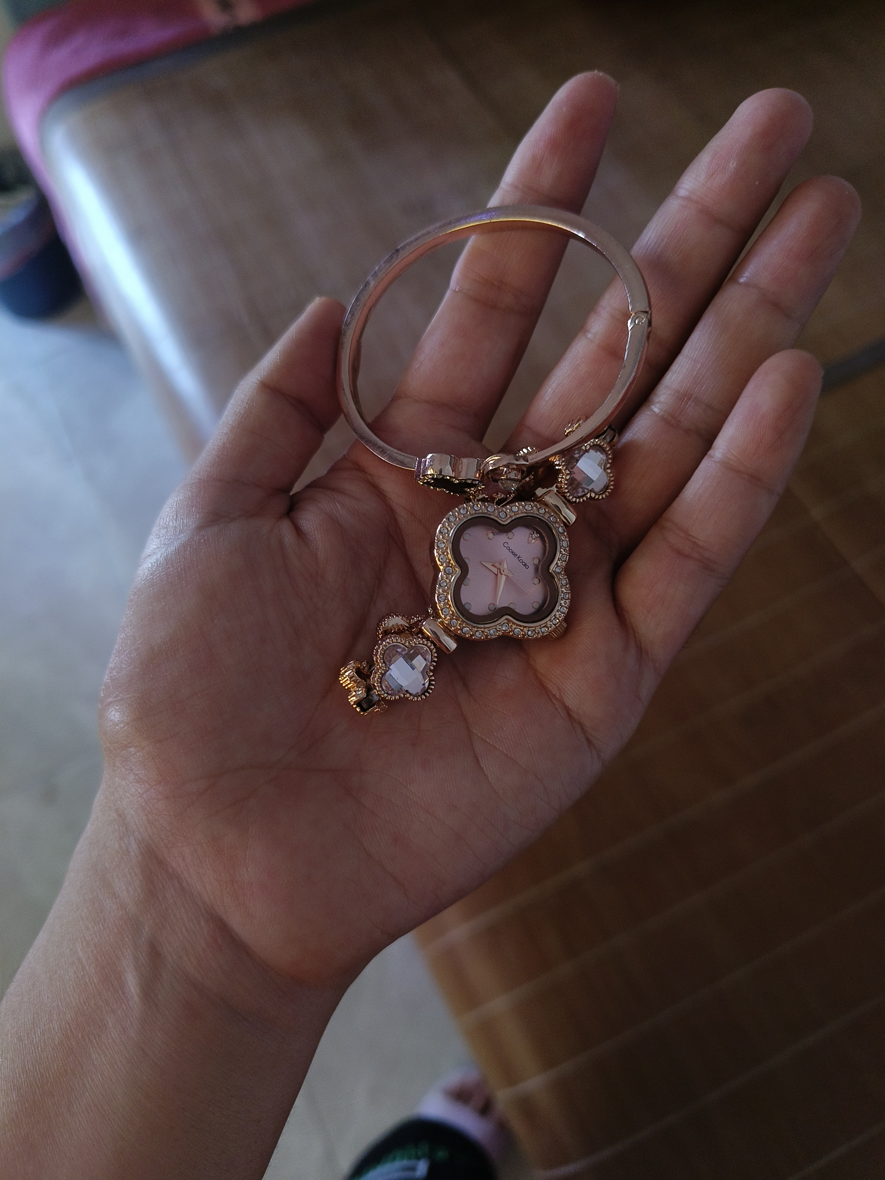 Cookie Koala小CK四叶草女士手表中秋礼物送女友老婆高档实用女生生日2026新款 【升级款】5002玫壳粉面 【项链礼盒】 实拍图