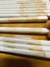 千里江山陶瓷筷子家用防霉抗菌易清洗耐高温中欧式筷子酒店防滑筷 鎏金繁花陶瓷筷2双 实拍图