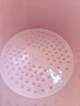 本迪加深泡脚桶17L家用洗脚足浴盆塑料水桶按摩无电洗脚水桶单个粉色 实拍图