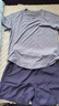 百思绒网球高尔夫球服两件套女士夏季短袖弹力显瘦户外健身跑步运动套装 实拍图