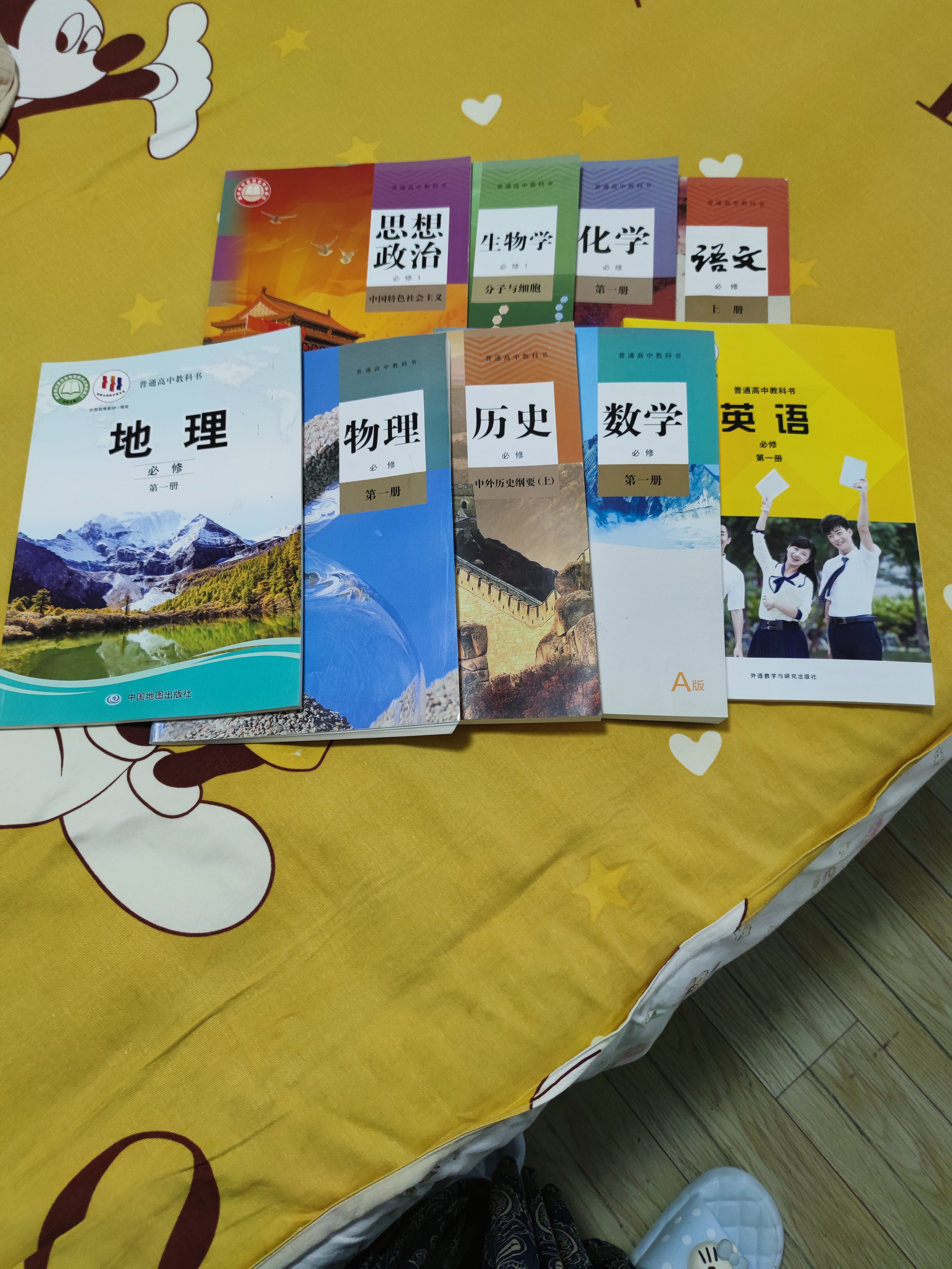 【新华书店正版】适用2026高一高中一年级上册必修一全套教材9本人教版高中高一上册语文数学英语物理化学生物政治历史地理必修1一第一册课本全套教科书新高中高一上册课本教材全套人教版2026 【高一上册全 实拍图