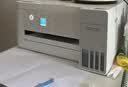 爱普生（EPSON）【6代新品】L4356墨仓式彩色无线AI学习打印机一体机家用/办公  L4266升级版(自动双面 液晶屏 白) 实拍图
