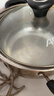 爱仕达（ASD）汤锅304不锈钢蒸汤锅 炖煮锅复底小汤锅22CM燃气电磁炉通用奶锅B1 实拍图