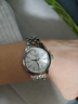天梭（TISSOT）【七夕节礼物】瑞士手表 新款梦圆系列1853小美人石英女表 银盘钢带T129.210.11.031.00 实拍图