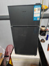 奥克斯小冰箱家用小型迷你冷藏冷冻两用出租房宿舍用节能省电寝室办公室电冰箱 【净化去味】146灰色【高效保鲜 铜管速冷】30L 实拍图