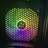 利民（thermalright）TL-C12C-S 黑色argb12cm机箱风扇 argb 风扇 支持神光同步 4PIN PWM 调速风扇 实拍图
