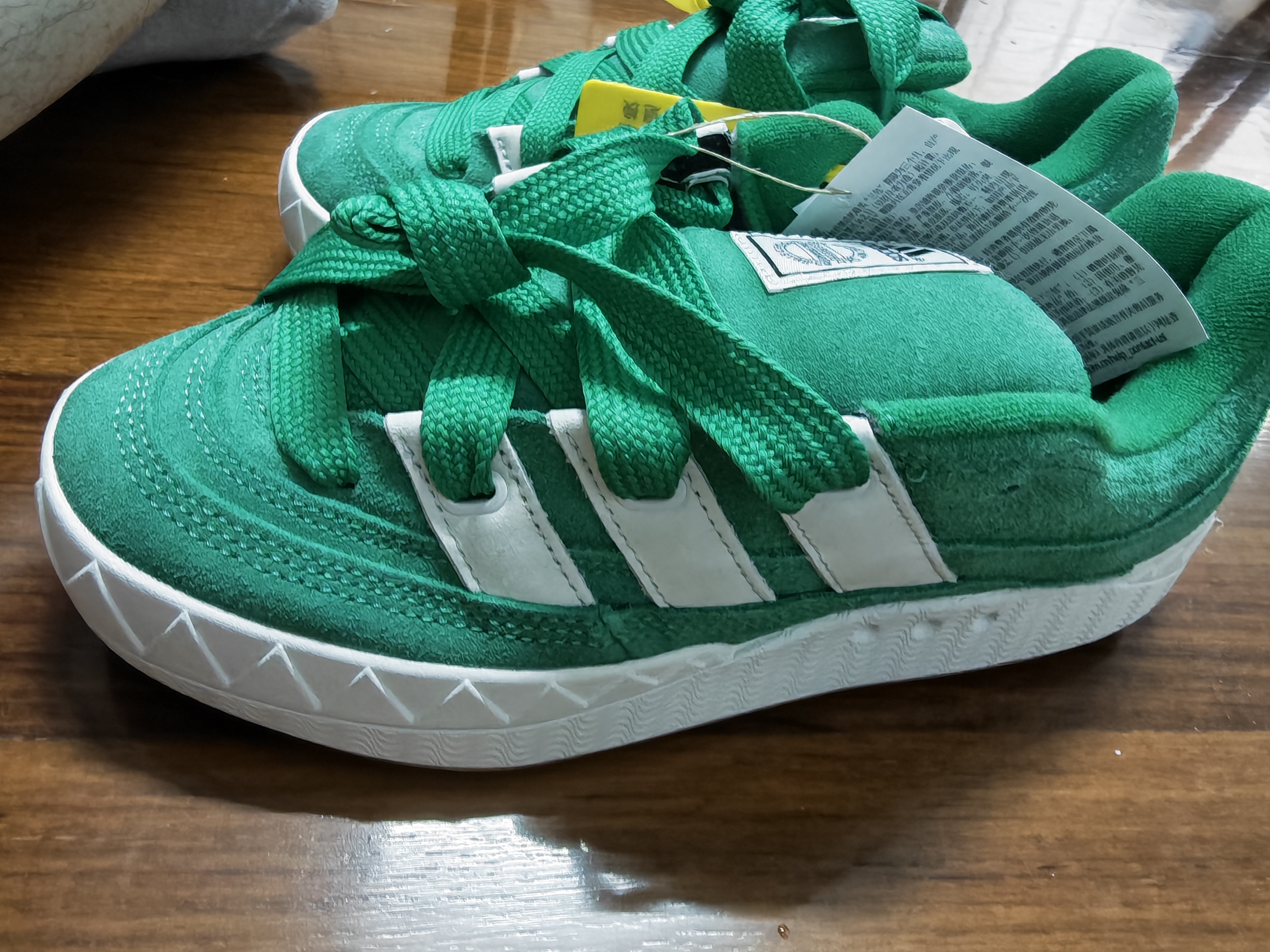 阿迪达斯（adidas）三叶草 男女 ADIMATIC休闲鞋低帮板鞋面包鞋 JR8037 37码 UK4.5码 实拍图