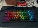 CHERRY樱桃MX1.1黑曜极光 机械键盘87键 游戏键盘 有线键盘 悬浮式无钢结构 RGB灯效 黑色红轴 实拍图