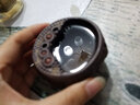 指间陶艺 精品宜兴紫砂品茗杯 名家莲蓬功夫茶杯主人杯纯全手工大号单杯子小口杯茶盏泡茶碗家用陶瓷套装 精品莲蓬口杯  大号 实拍图