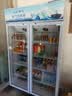 新飞 （Frestec）展示柜冷藏保鲜柜酒水饮料冰柜双开门冷藏柜酒店冷藏保鲜柜超市直冷玻璃门风冷无霜冰箱立式冷柜 大双门蓝白上机900L【4D风冷无霜】【咨询特惠】 实拍图