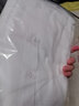 罗蒙（ROMON）纯色商务职业正装男士白衬衫工装男装短袖衬衣男CS72白色3XL 实拍图