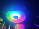 超频3（PCCOOLER）大白鲨皓月智能版 CPU散热器 （下压式/多平台/1700/AM4/12CM风扇/配硅脂） 实拍图