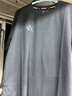 阿迪达斯短袖男夏季运动亲肤透气轻薄速干圆领T恤 【速干款】深灰 L 实拍图