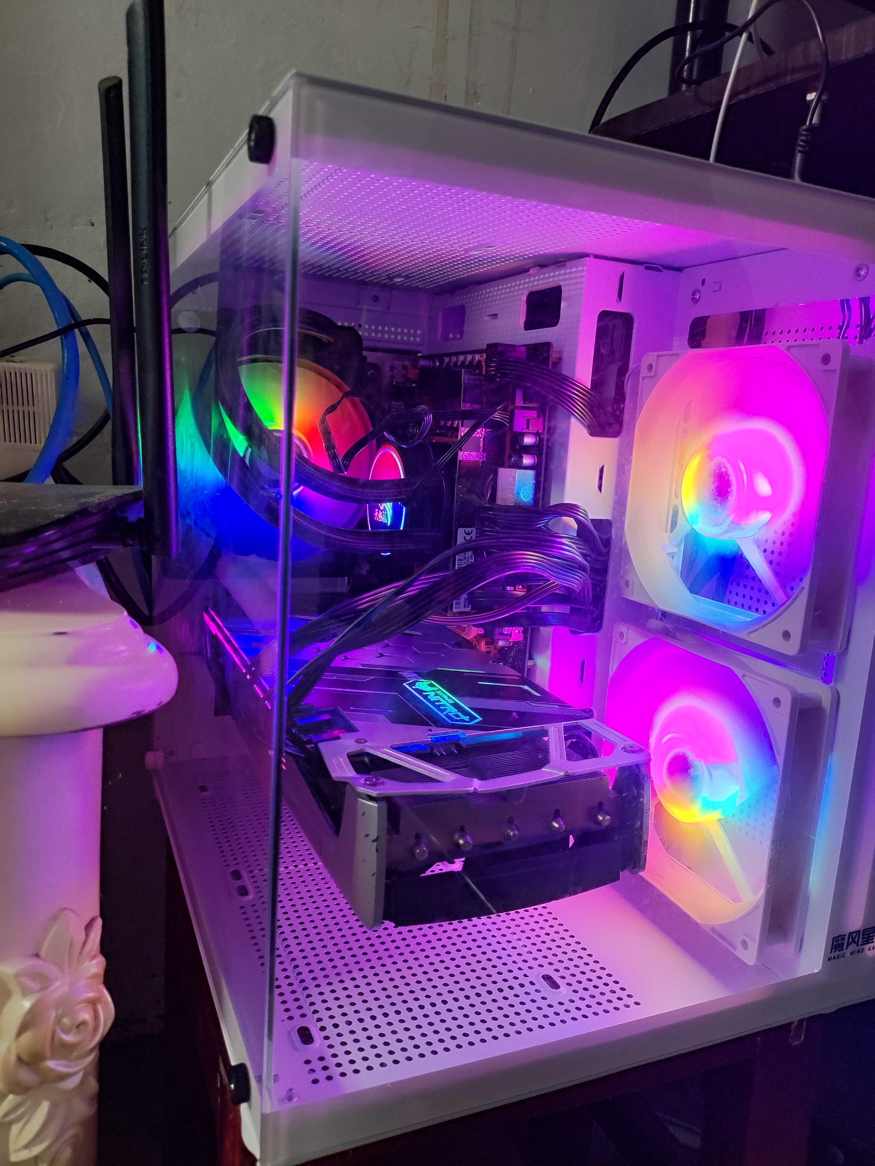 64G内存英特尔三十六芯二手电脑游戏台式机RTX5060独显三角洲吃鸡主机设计剪辑DIY组装机 七：英特尔十八核+1012G+RTX3060 主机+32英寸显示器 实拍图