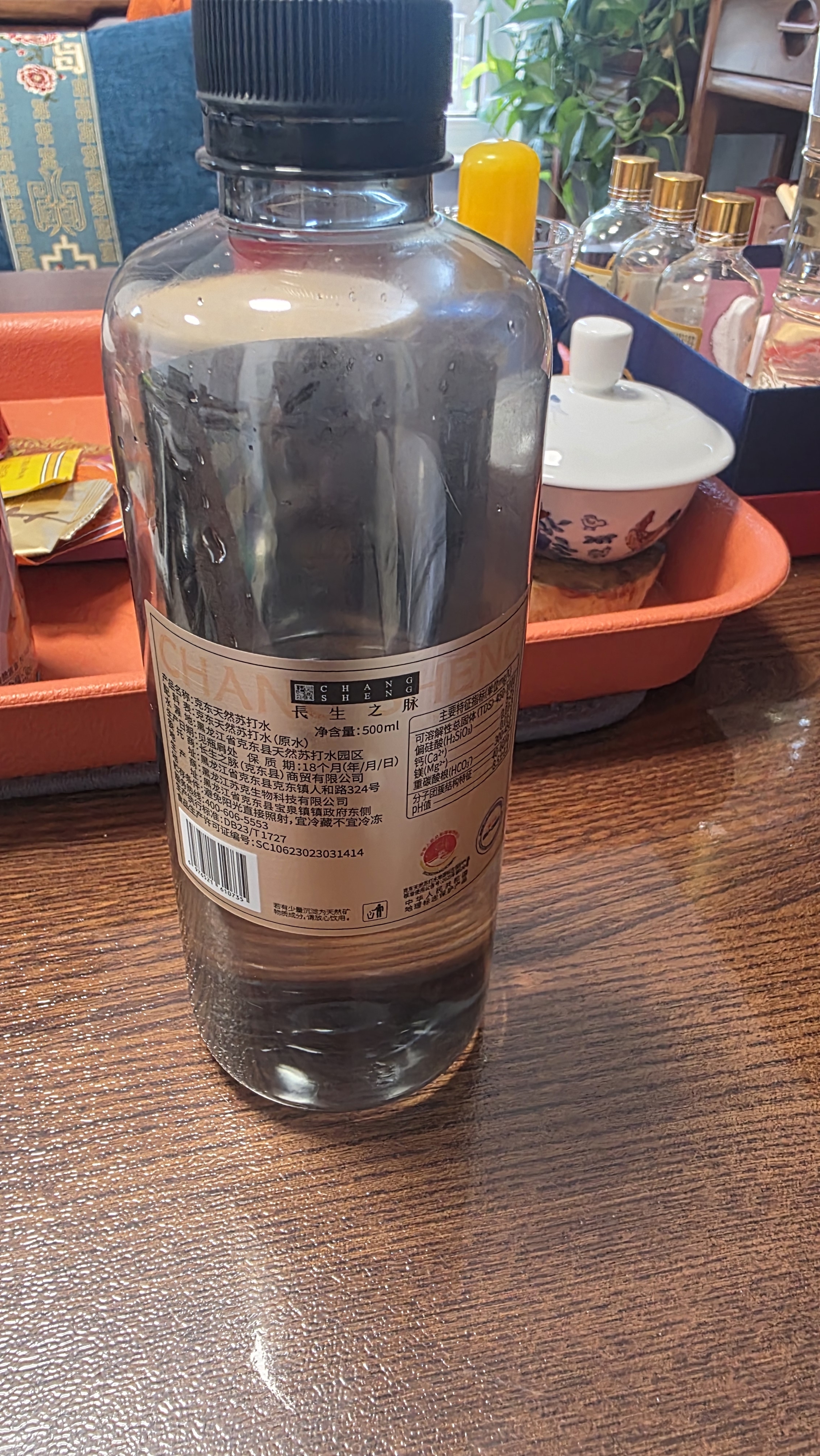 长生之脉东方苏打天然苏打水克东无糖无气0添加小分子水500ml*12瓶*5箱 实拍图