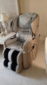 傲胜（OSIM）家用按摩椅太空舱【新加坡品牌】全身按摩肩颈智能Pro OS-880P 罗纱白 七夕礼物男女 实拍图
