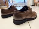百丽七夕通勤商务皮鞋秋新男布洛克雕花真皮正装鞋婚鞋A0588CM1预售 棕色 41 (255mm) 实拍图