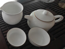 景德镇茶具陶瓷瓷器羊脂白玉功夫茶具泡茶壶套装整套家用高档送长辈礼物 羊脂玉白瓷茶具套装 实拍图