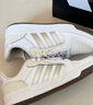 adidas ENTRAP美式校园风运动鞋少年感复古篮球风板鞋阿迪达斯 白色/暗银金属/树脂黄   35.5 实拍图