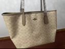 蔻驰（COACH）【品牌直供】女士CITY33大号单肩手提托特包CV976奶茶色通勤礼物 实拍图