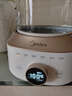 美的（Midea）全玻璃养生壶全自动烧水壶母婴恒温调奶器电热水壶花茶壶全包裹护底防碎1.5L MK-YS15B201 实拍图