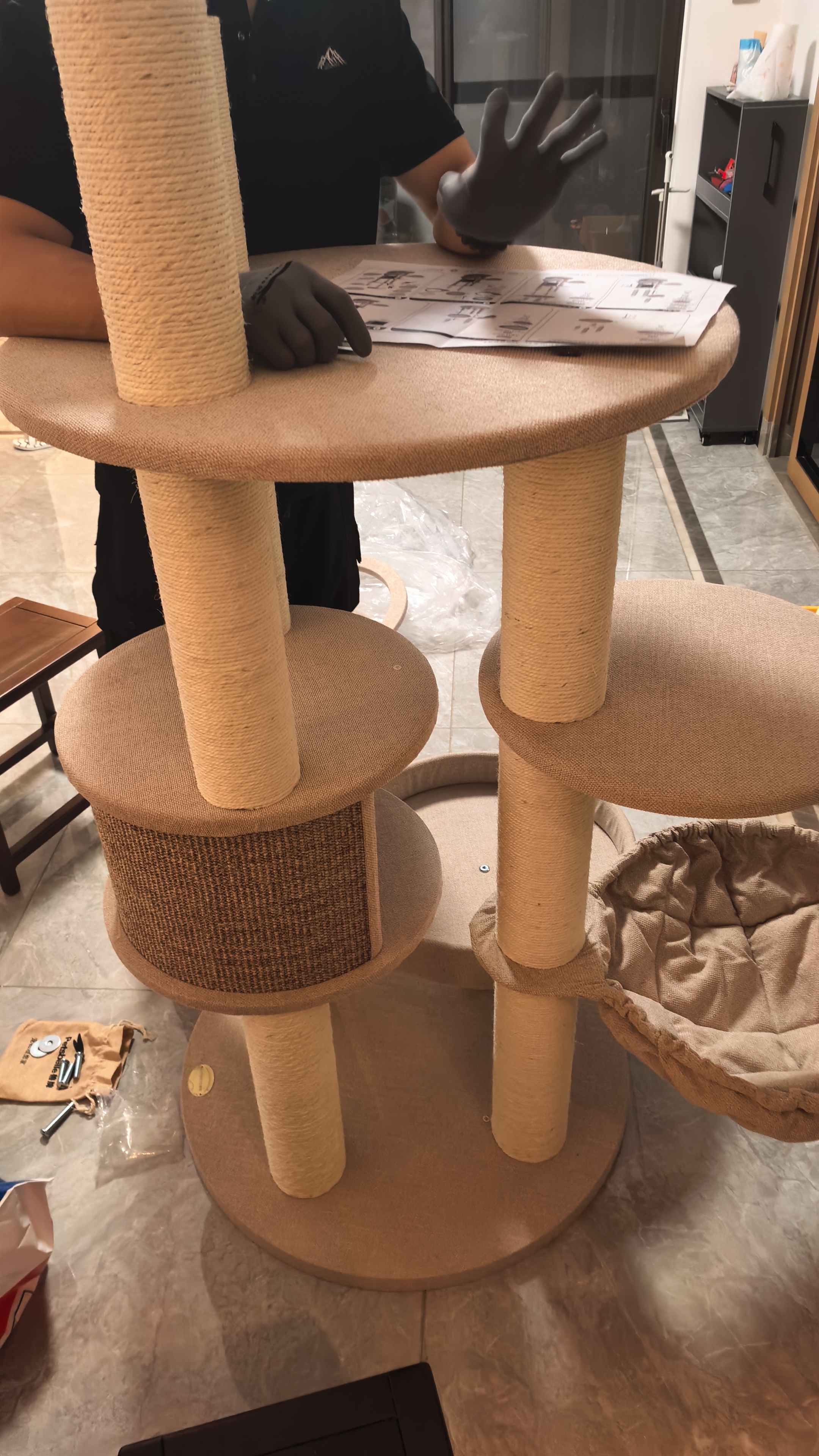 兽牌森林猫爬架大型猫树猫窝一体豪华剑麻猫架太空舱缅因大猫四季适用 森林【经典款】 实拍图