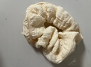 新款奶油泡芙大肠发圈女简约复古褶皱头花头绳丸子头皮筋气质发饰 米白奶油褶皱发圈 实拍图