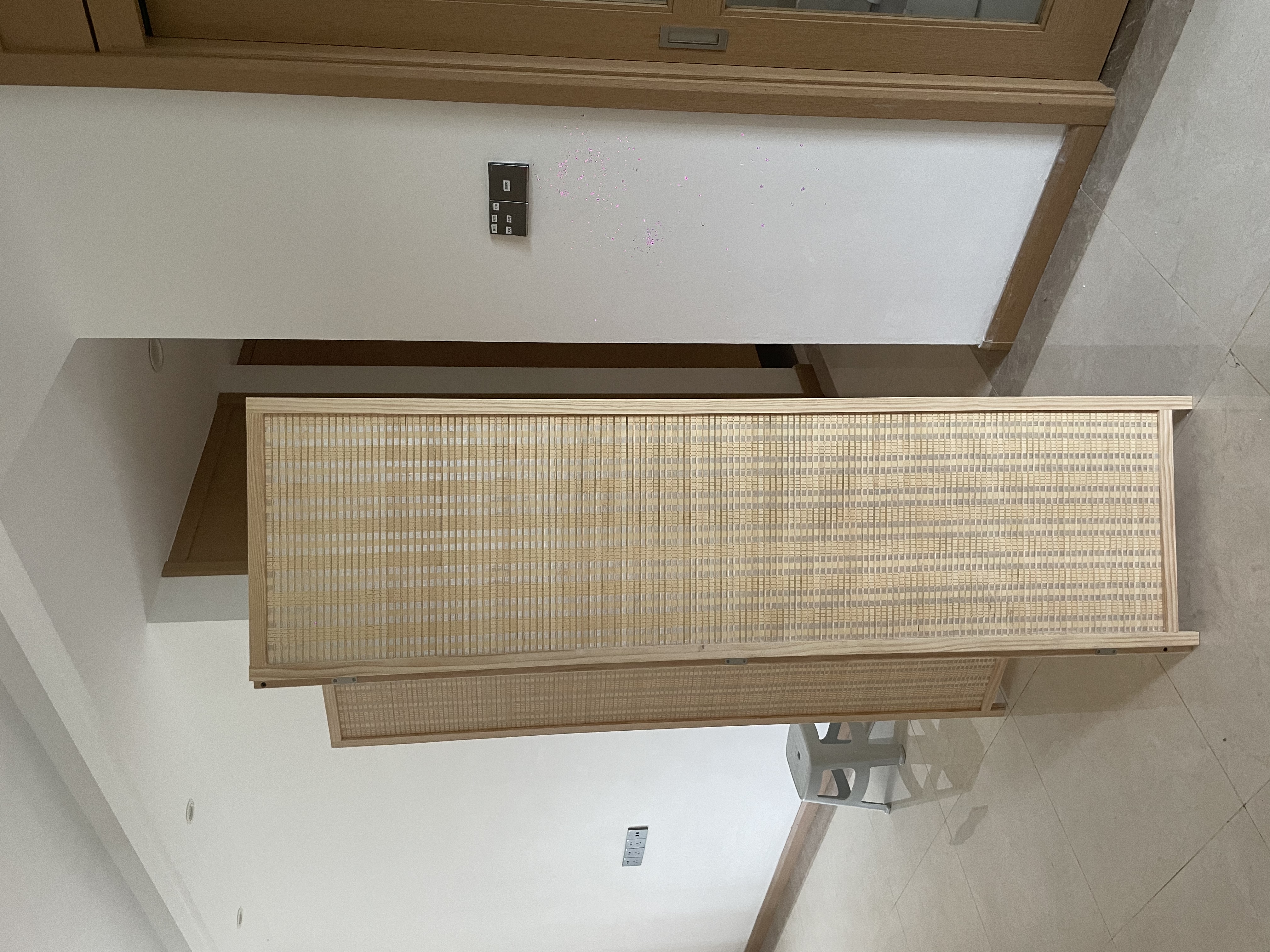 煦悦移动屏风玄关隔断卧室客厅酒店宾馆折叠家用屏风现代简约移动竹帘 高1.8米X宽0.5米一扇 实拍图