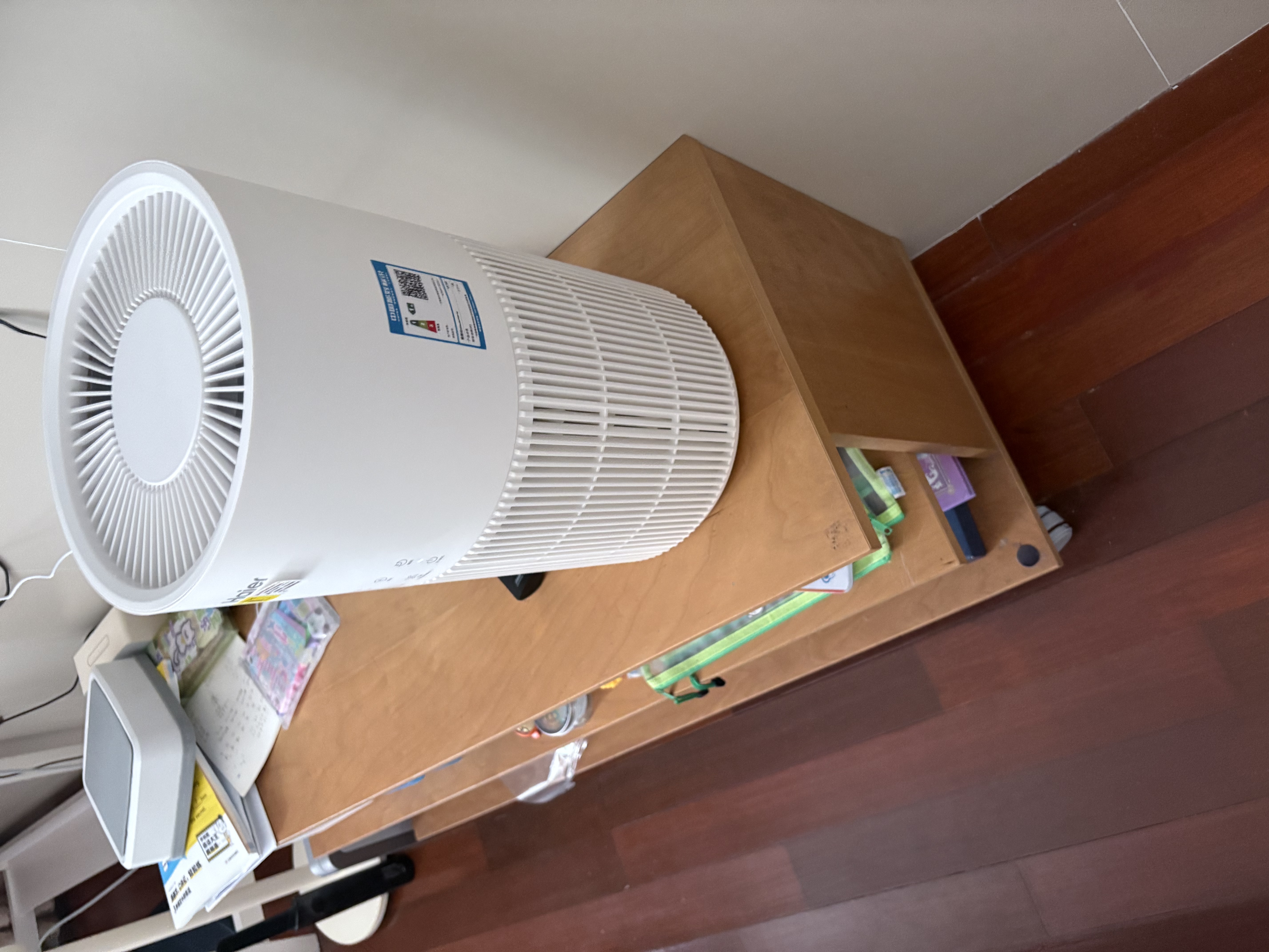 海尔（Haier）【净化加湿一体机】小白鲸空气净化器家用加湿器新房除甲醛除菌烟味异味过敏源吸宠物浮毛 KJ300F 实拍图