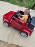 【正版授权】奔驰大g儿童电动车四轮带遥控摇摆汽车可坐大人双人座4驱超大小孩宝宝玩具车双座越野充电童车 烤漆红】可坐大人+大电瓶+软轮四驱+皮座+全配置 实拍图