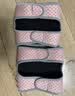 驰动透气跪地护膝跳舞舞蹈瑜伽健身男女运动足球防撞膝盖护具2只粉色 实拍图