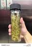 富光双层玻璃杯水杯子茶水分离泡茶杯男女士高颜值团购定制400ML 实拍图