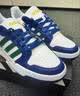 adidas ENTRAP美式校园风运动少年感复古篮球风板鞋男女阿迪达斯   白色/深蓝色/绿色   40.5 实拍图