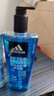 阿迪达斯（adidas）沐浴露男士专用洗发水洗面奶三效合一 游泳去氯 舒缓热情套装1.2L 实拍图
