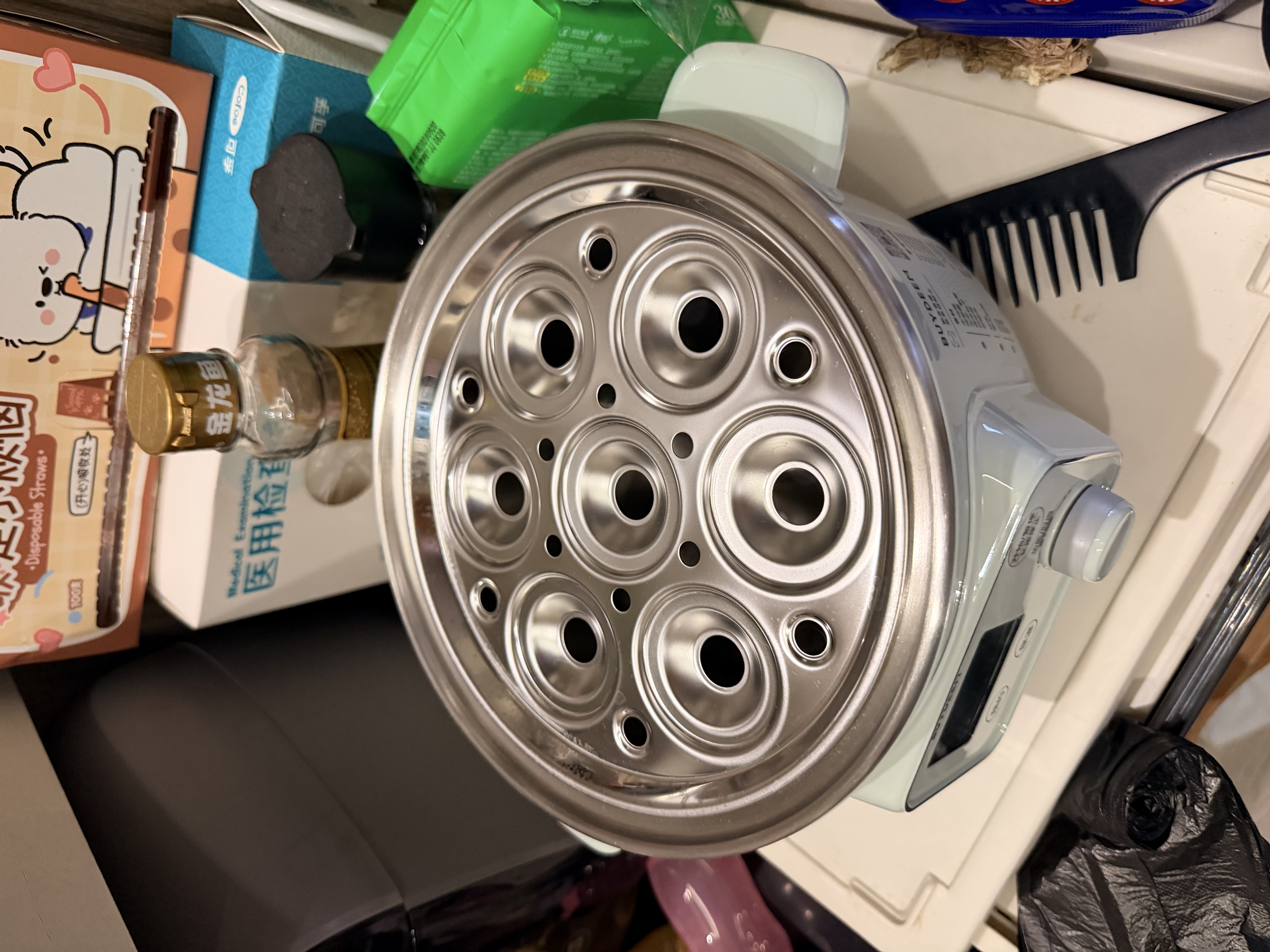北鼎（Buydeem）电煮锅电蒸锅家用迷你小蒸锅电火锅全自动预约保温蒸汽锅家用多用途锅蒸煮炖锅 【G37 浅杉绿】 实拍图
