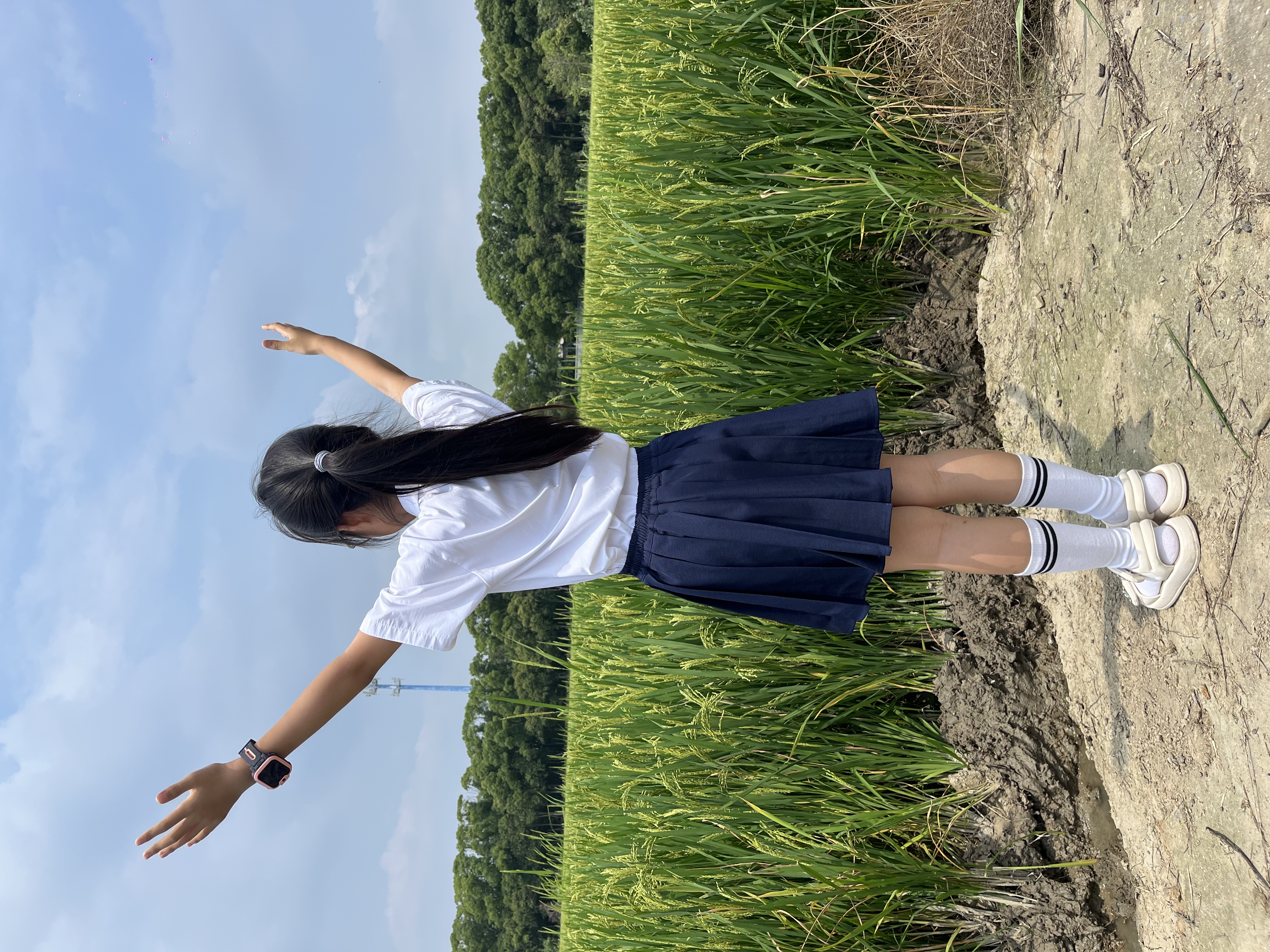 罗蒙女童短袖蕾丝边白色衬衫校园服饰学生演出服儿童半袖衬衣 白色150 实拍图