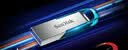闪迪（SanDisk）128GB U盘 CZ73 时尚蓝色 安全加密 数据恢复 学习电脑办公投标 小巧便携 车载 大容量金属优盘 实拍图
