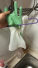 JEPOO 指尖加强洗碗手套轻薄贴手穿戴舒适家务防水胶皮洗衣服清洁手套 花色款小码 1双 实拍图