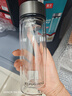 富光双层玻璃杯水杯子茶水分离泡茶杯男女士高颜值团购定制330ml 实拍图
